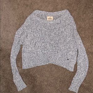SOLD Hollister cropped knit sweater